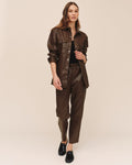 Belted Utility Jacket - Cappuccino