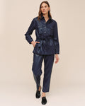 Belted Utility Jacket - Ink