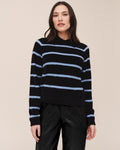 Collared Pullover Sweater - Nightfall Stripe